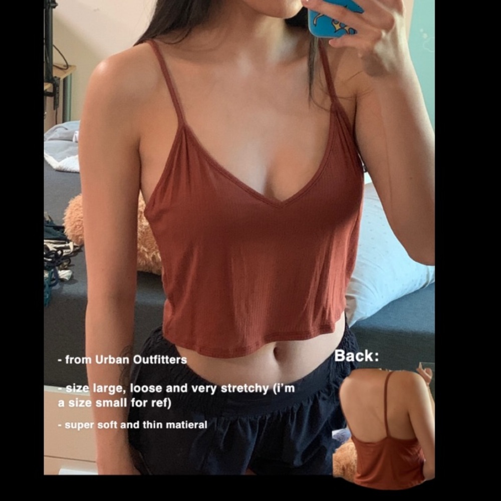 Urban Outfitters red orange tank top